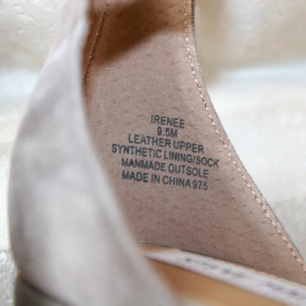 Steve Madden - Gray Suede  Heel Sandal Size 9.5 - Picture 8 of 8